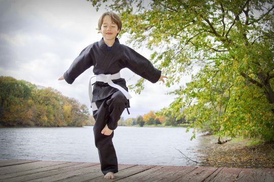 white belt student, monument karate, monument co